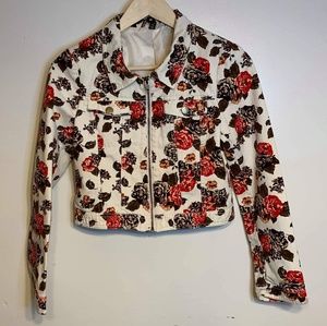 NWOT H&M floral crop jacket H&M Divided 8